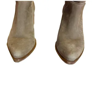 Steven By Steve Madden Taupe Brown Suede Heeled Calf High Boots (7) thumbnail 8