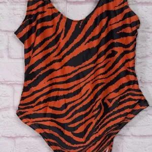 Missguided Tiger Print One-Piece Swimsuit Size 8 thumbnail 2
