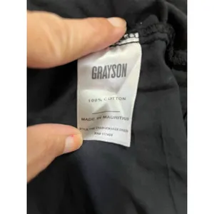 Grayson The Changemaker Black Cotton Shirt Dress (5) XL Minimalist‎ Lagenlook thumbnail 6