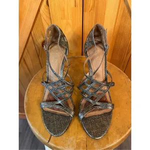 Lauren Ralph Lauren Women's Sydney Dress Sandal Heel Leather 8.5B Read thumbnail 2