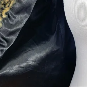 Y2K leopard print faux fur cropped vest thumbnail 6
