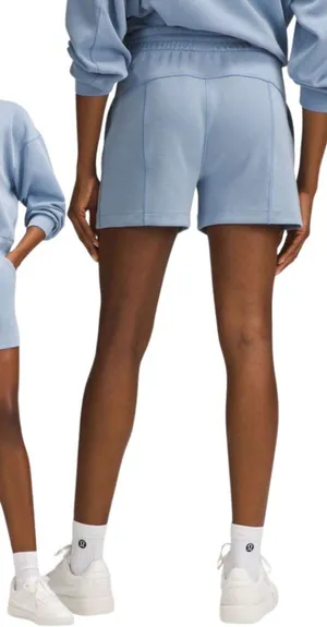 Lululemon Softstreme High-Rise Short 4" Women's 0 Blue Willow Active Lounge Gym thumbnail 1