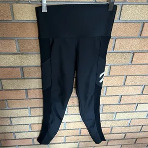 PELOTON Ribbed Pocket Athletic Legging Pants Black Size Small thumbnail 4