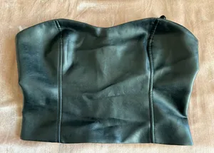 Ten by Aritzia Babaton leather bustier thumbnail 1