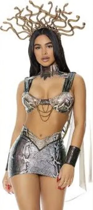 NEW Forplay A Head In The Game Medusa Costume Set Size XS/Small thumbnail 1