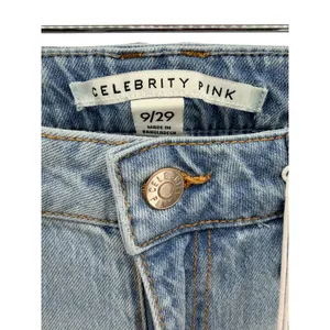 Celebrity Pink Womens Wide Leg High Rise‎ Light Wash Denim Jeans Size 9/29 NEW thumbnail 3