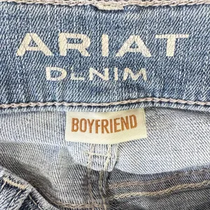 Ariat Boyfriend Ankle Jeans Distressed Vintage Wash Denim High Rise Western 28R thumbnail 6