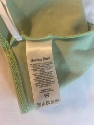 Aritzia Sunday Best Green Twist Halterneck Crop Top thumbnail 5