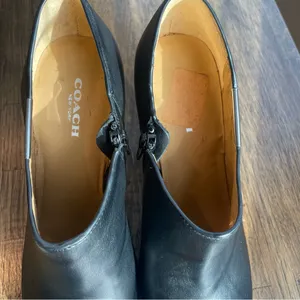 NWT Coach Black Heels/Booties with zipper - Size 7.5 thumbnail 9