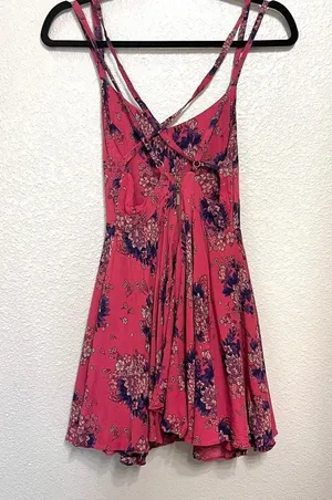 Free People Floral Print Tank Dress thumbnail 3