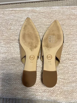 Michael Kors Classic Two-Tone Pointed Toe Slingback Flats - Black and Tan thumbnail 3