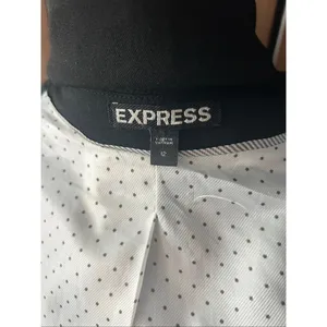 Express black work blazer size 12 one button stylish work attire thumbnail 6