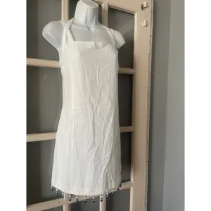 House Of Harlow 1960 Beaded Linen Mini Dress thumbnail 6