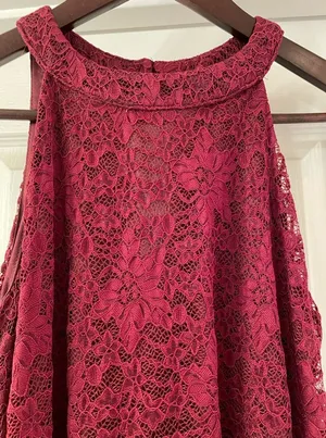 Altar’d State Halter Dress, Burgundy Size Small thumbnail 1