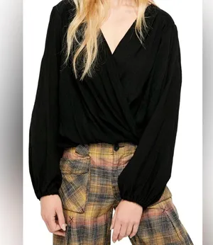 Free People Check On It Wrap Top thumbnail 2