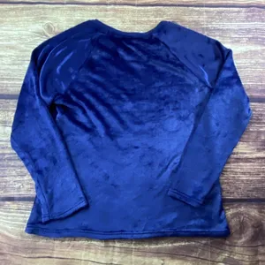 Harry Potter Womens Sleepwear Size XL Blue Logo Sweater Pullover Crewneck thumbnail 3