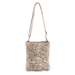 NWT Western Canvas and Leather San Ysidro Falls Small Crossbody Bag thumbnail 3