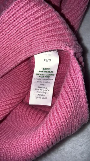 Aerie Pink Sweater thumbnail 3