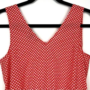 BANANA REPUBLIC Sleeveless Red & White Top - Size XS thumbnail 5