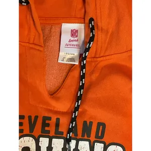 NFL Teens Cleveland Browns Orange Hoodie. Size Large thumbnail 3