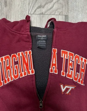 Virginia Tech TV Hoodie Multiple Size L thumbnail 3