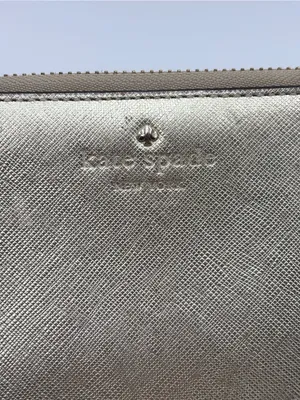 kate spade‎ Metallic Gold Zip Wristlet Wallet thumbnail 2