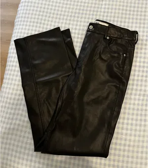 ZARA Leather Wide-Leg Pants thumbnail 1