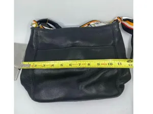 Coach Black Crossbody Bag Customized with Applique thumbnail 11