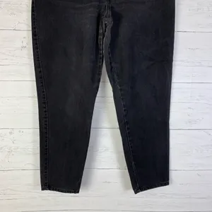 Vintage Sasson mom tapered jeans black high waisted womens size 11-12 (30X26) thumbnail 3