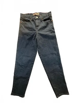 Signature Levi Strauss Heritage Mom Jeans Women’s 12 High Rise Blue Denim 24” thumbnail 1