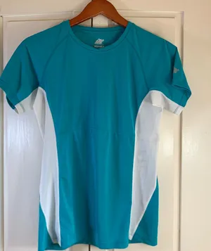 EMS Eastern Mountain Sports Techwick Teal‎ Athletic Top Womens Small Gorpcore thumbnail 1