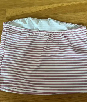 Stripped Colorful Tube Top Pink Size L thumbnail 2