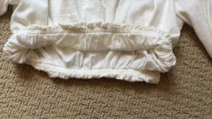 Abercrombie & Fitch white long sleeve thumbnail 3
