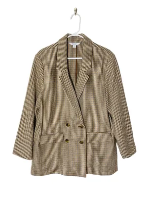 OLD NAVY Houndstooth Longline Blazer thumbnail 2