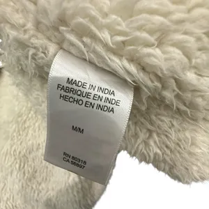 Lucky Brand jacket flannel shacket Cotton Fleece Lined Sweater Jacket size M thumbnail 6