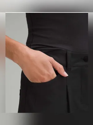 Lululemon City Sleek Barrel Leg Pant Sz 24 in‎ Black Utilitech thumbnail 3