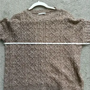 Staccato Women’s Brown cable Sweater thumbnail 4