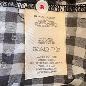 MAEVE ANTHROPOLOGIE Black/White Gingham Sleeveless Button Down Blouse SZ S #2467 thumbnail 14