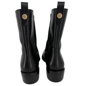 Tory Burch‎ Womens Black Leather Square Toe Chelsea Ankle Boots 143257 Size 6.5M thumbnail 8
