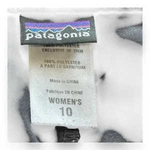 Women's Patagonia Duway Skort Golf Skirt Size 10 Black‎ Side Zip and Zip Pocket thumbnail 3