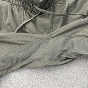 Lululemon Beyond The Studio Crop Pants Olive Green Athleisure Women's 8 x 25 thumbnail 3