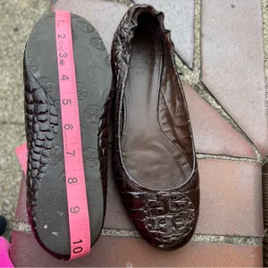 Tory Burch Briwn Patent Leather‎ Flat size 8.5 thumbnail 6