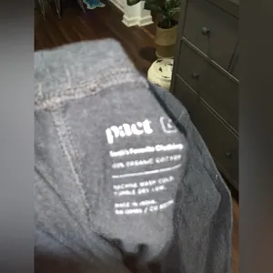 Pact Dark Gray Organic Cotton high rise lounge pants pj cozy casual fall thumbnail 6