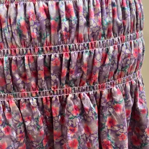 English‎ Factory Smocked Floral Velvet Mini Dress Size Small thumbnail 6