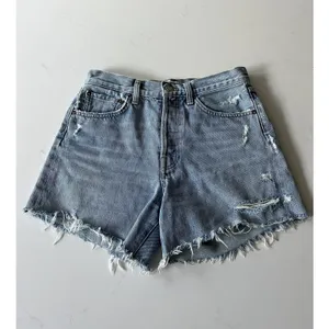 AGOLDE Parker Long Shorts in “Swapmeet” light vintage indigo wash size 25 thumbnail 2