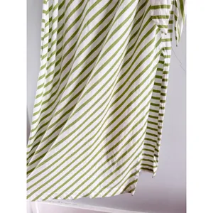 Anthropologie Daily Practice | NWT Tiebreaker Striped Midi Dress Green | Sz XL thumbnail 5