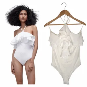 ZARA Ruffle Bodysuit thumbnail 2