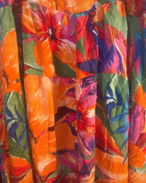 MSK Multicolored Maxi Dress   thumbnail 5