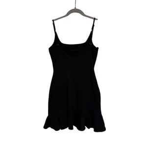 Princess Polly Women's Black Ruffle Hem Bodycon Mini Dress US 6 thumbnail 8