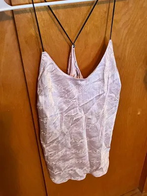 Victoria’s Secret satin spaghetti strap tank size medium thumbnail 1
